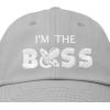 imageDALIX Im The Boss Baby Hat Infant Baseball Cap for Baby Girls and BoysGray