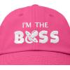 imageDALIX Im The Boss Baby Hat Infant Baseball Cap for Baby Girls and BoysHot Pink
