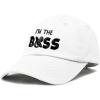 imageDALIX Im The Boss Baby Hat Infant Baseball Cap for Baby Girls and BoysWhite