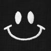 imageDALIX Smile Face Embroidered Soft Cotton Short Sleeve T Shirt WomensBlack