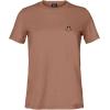 imageDALIX Smile Face Embroidered Soft Cotton Short Sleeve T Shirt WomensChestnut