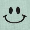 imageDALIX Smile Face Embroidered Soft Cotton Short Sleeve T Shirt WomensDusty Blue