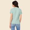 imageDALIX Smile Face Embroidered Soft Cotton Short Sleeve T Shirt WomensDusty Blue