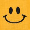 imageDALIX Smile Face Embroidered Soft Cotton Short Sleeve T Shirt WomensGold