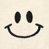 imageDALIX Smile Face Embroidered Soft Cotton Short Sleeve T Shirt WomensNatural