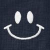 imageDALIX Smile Face Embroidered Soft Cotton Short Sleeve T Shirt WomensNavy Blue