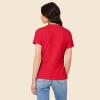imageDALIX Smile Face Embroidered Soft Cotton Short Sleeve T Shirt WomensRed