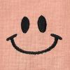 imageDALIX Smile Face Embroidered Soft Cotton Short Sleeve T Shirt WomensTerracotta
