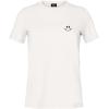 imageDALIX Smile Face Embroidered Soft Cotton Short Sleeve T Shirt WomensVintage White