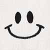 imageDALIX Smile Face Embroidered Soft Cotton Short Sleeve T Shirt WomensVintage White