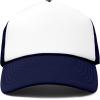 imageDALIX Youth Mesh Trucker Cap  Adjustable Hat S M SizesNavy White