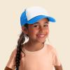 imageDALIX Youth Mesh Trucker Cap  Adjustable Hat S M SizesNeon BlueWhite
