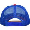imageDALIX Youth Mesh Trucker Cap  Adjustable Hat S M SizesRedWhiteBlue