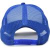 imageDALIX Youth Mesh Trucker Cap  Adjustable Hat S M SizesRoyal Blue