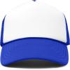 imageDALIX Youth Mesh Trucker Cap  Adjustable Hat S M SizesRoyal Blue