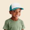 imageDALIX Youth Mesh Trucker Cap  Adjustable Hat S M SizesTealWhite