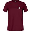 imageDALIX Heartly Ghost Embroidered Soft Cotton Short Sleeve T Shirt WomensMaroon
