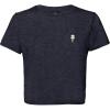 imageDALIX Ice Cream Embroidered Cropped Flowy Soft Cotton Short Sleeve T Shirt WomensHeather Navy