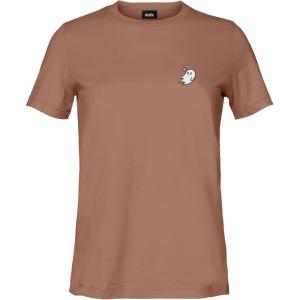 imageDALIX Heartly Ghost Embroidered Soft Cotton Short Sleeve T Shirt WomensChestnut