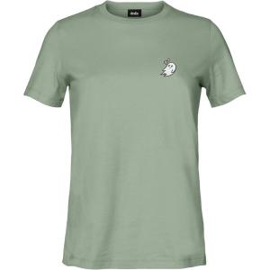 imageDALIX Heartly Ghost Embroidered Soft Cotton Short Sleeve T Shirt WomensSage