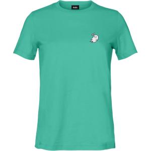imageDALIX Heartly Ghost Embroidered Soft Cotton Short Sleeve T Shirt WomensTeal