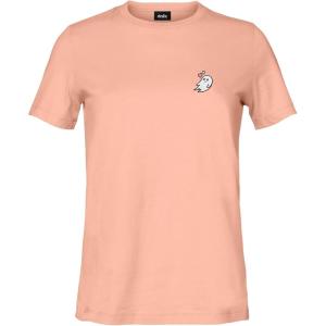 imageDALIX Heartly Ghost Embroidered Soft Cotton Short Sleeve T Shirt WomensTerracotta