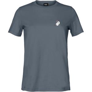 imageDALIX Heartly Ghost Embroidered Soft Cotton Short Sleeve T Shirt WomensVintage Navy