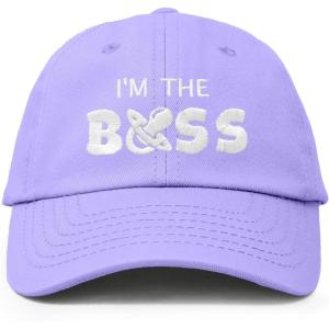 imageDALIX Im The Boss Baby Hat Infant Baseball Cap for Baby Girls and BoysLavender