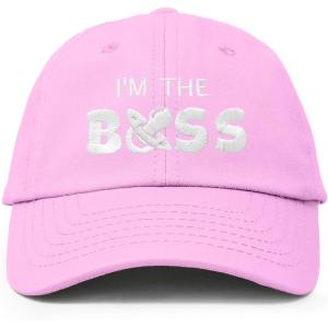 imageDALIX Im The Boss Baby Hat Infant Baseball Cap for Baby Girls and BoysLight Pink