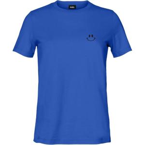imageDALIX Smile Face Embroidered Soft Cotton Short Sleeve T Shirt WomensRoyal Blue