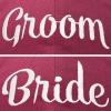 imageDALIX Bride Groom Dad Hats Baseball Caps Newlywed Wedding Party GiftMaroon