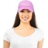 imageDALIX Bride Groom Dad Hats Baseball Caps Newlywed Wedding Party GiftPinkbeige