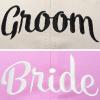 imageDALIX Bride Groom Dad Hats Baseball Caps Newlywed Wedding Party GiftPinkbeige
