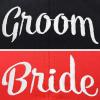 imageDALIX Bride Groom Dad Hats Baseball Caps Newlywed Wedding Party GiftRedblack