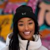 imageDALIX Butterfly Embroidered Beanie Insect Warm Winter Knit Hat for WomenBlack