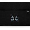 imageDALIX Butterfly Embroidered Beanie Insect Warm Winter Knit Hat for WomenBlack
