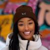 imageDALIX Butterfly Embroidered Beanie Insect Warm Winter Knit Hat for WomenBrown