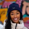 imageDALIX Butterfly Embroidered Beanie Insect Warm Winter Knit Hat for WomenNavy Blue