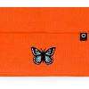 imageDALIX Butterfly Embroidered Beanie Insect Warm Winter Knit Hat for WomenNeon Orange