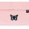 imageDALIX Butterfly Embroidered Beanie Insect Warm Winter Knit Hat for WomenPink