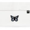 imageDALIX Butterfly Embroidered Beanie Insect Warm Winter Knit Hat for WomenWhite