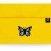 imageDALIX Butterfly Embroidered Beanie Insect Warm Winter Knit Hat for WomenYellow