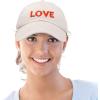 imageDALIX Custom Embroidered Hats Dad Caps Love Stitched Logo HatBeige