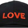imageDALIX Custom Embroidered Hats Dad Caps Love Stitched Logo HatBlack