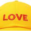 imageDALIX Custom Embroidered Hats Dad Caps Love Stitched Logo HatGold