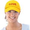 imageDALIX Custom Embroidered Hats Dad Caps Love Stitched Logo HatGold