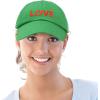 imageDALIX Custom Embroidered Hats Dad Caps Love Stitched Logo HatKelly Green