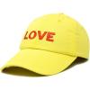 imageDALIX Custom Embroidered Hats Dad Caps Love Stitched Logo HatMinion Yellow