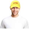 imageDALIX Custom Embroidered Hats Dad Caps Love Stitched Logo HatMinion Yellow