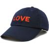 imageDALIX Custom Embroidered Hats Dad Caps Love Stitched Logo HatNavy Blue